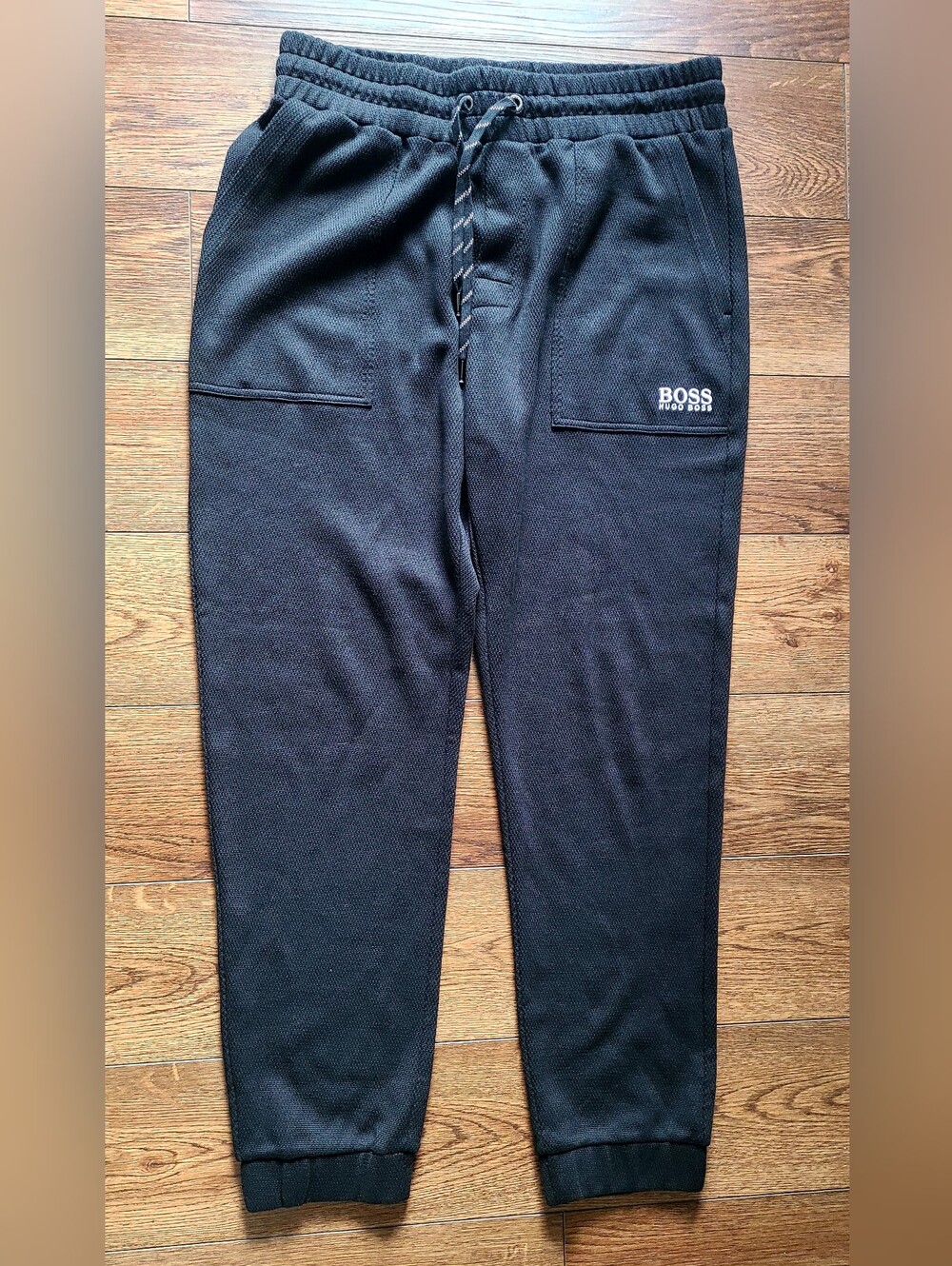 Hugo Boss BOSS Men’s Black Jogger Sweatpants Size Large